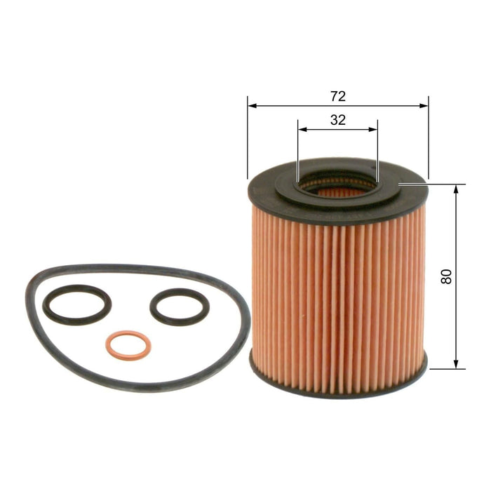 Genuine Bosch Car Oil Filter P9262 fits BMW 1 116i - 1.6 - 04-11 1457429262