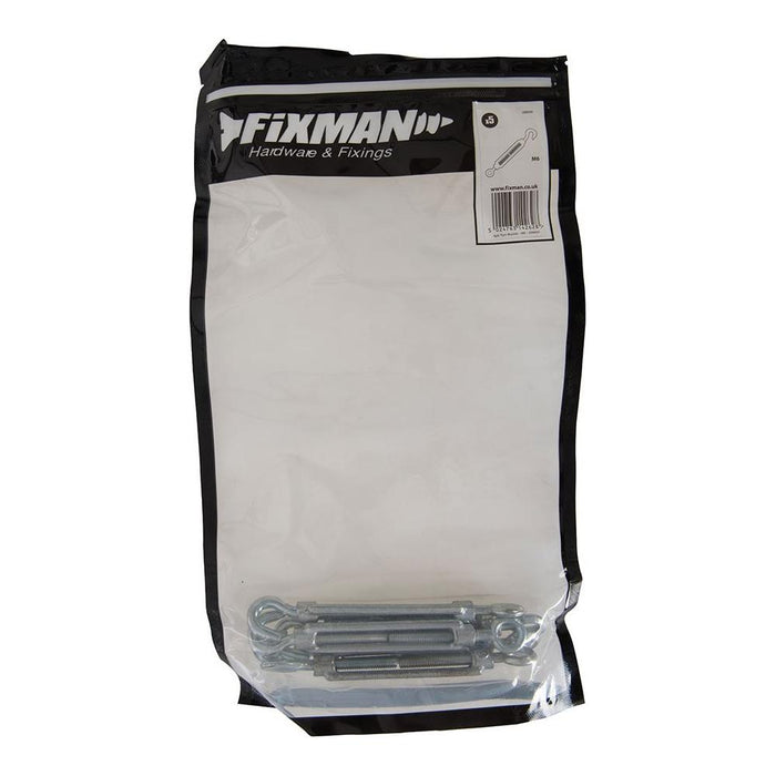 Fixman Turn Buckle 5pk M6 Fixman  - Dynamic Drive