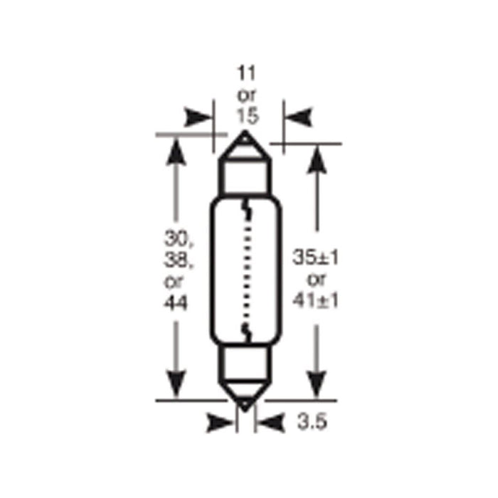 Ring Automotive SPW269B Prism 269 Blue Twin Blister Pack