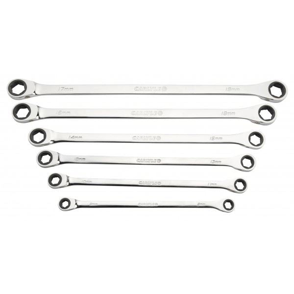 Carlyle Hand Tools Spanner Set - Box End - Extra Long - Metric - 6 Piece