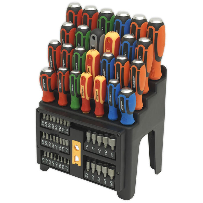 Seigen by Sealey Hammer-Thru Screwdriver, Bit & Nut Driver Set 61pc S01153 Sealey  - Dynamic Drive