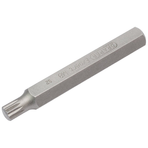 Draper M8 x 75mm Spline 10mm Insert Bit for Mechanic's Bit Sets 33346 Draper  - Dynamic Drive