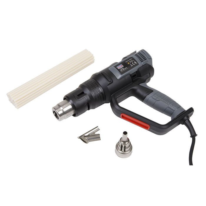 Plastic Welding Kit Including Hs102 Hot Air Gun Sealey  - Dynamic Drive