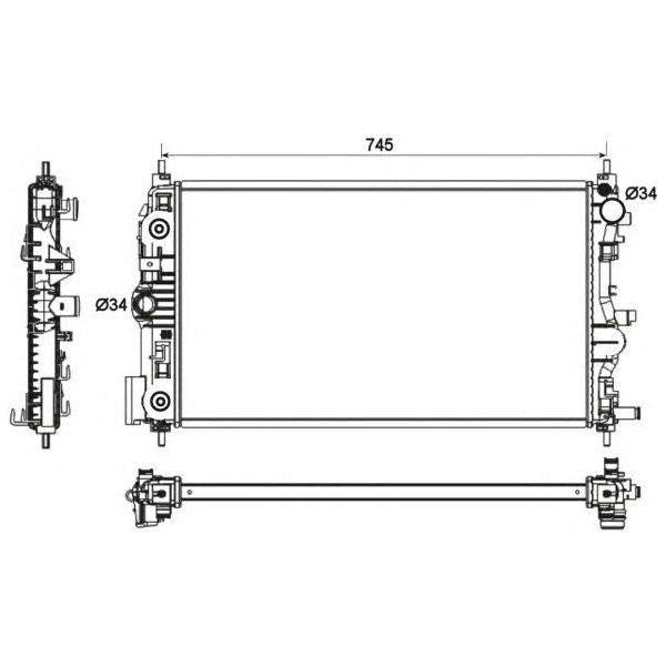 NRF Radiator 53131 NRF  - Dynamic Drive