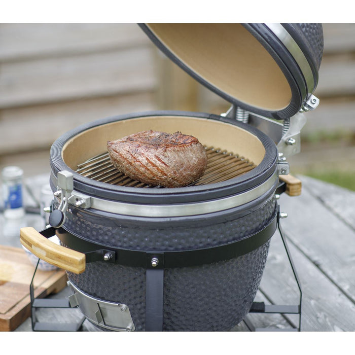 Dellonda Deluxe 16"(40cm) Ceramic Kamado Style BBQ DG158 Dellonda  - Dynamic Drive