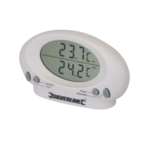 Silverline Indoor/Outdoor Thermometer -50°C to +70°C Silverline  - Dynamic Drive