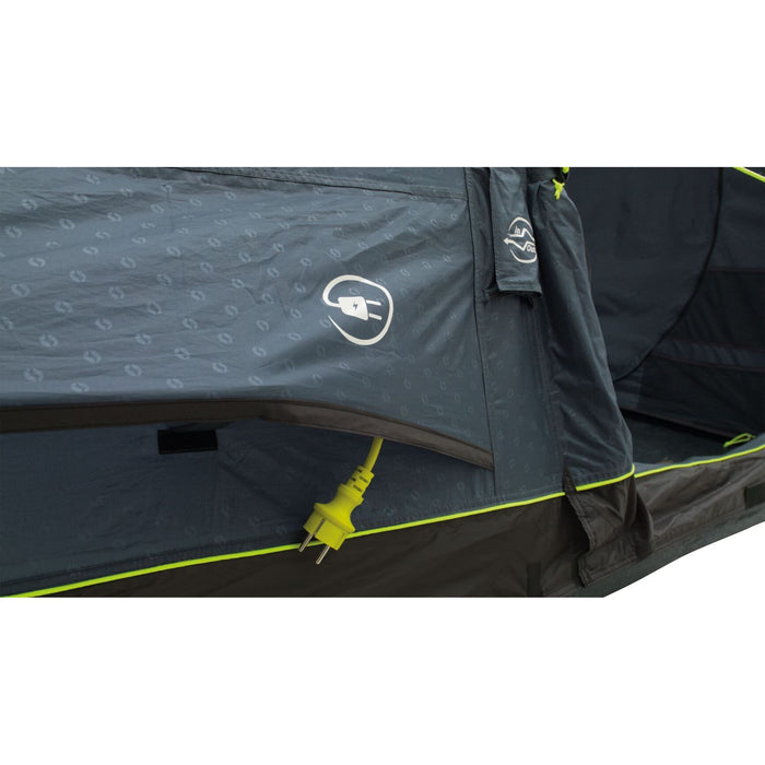 Outwell Moonhill 6 Berth Air Tent Four Room Tunnel Inflatable Tent Outwell  - Dynamic Drive