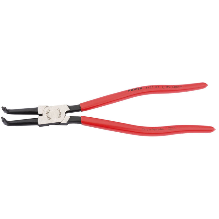 Draper Knipex 44 21 J41 J41 90&deg; Bent Internal Circlip Pliers, 85 - 140mm Draper  - Dynamic Drive