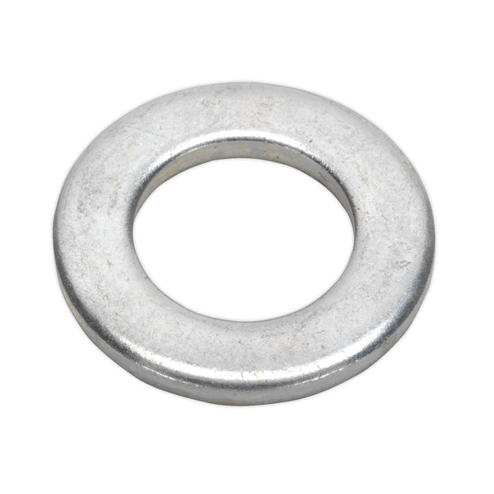 Sealey Flat Washer DIN 125 M16 x 30mm Form A Zinc Pack of 50 FWA1630