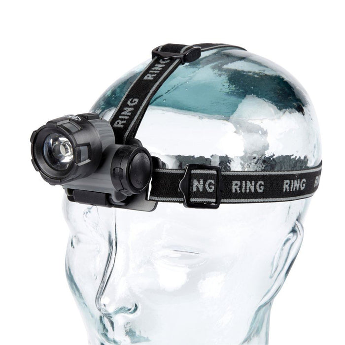 Ring RT5174 Head Torch with Long-Life LEDs, Adjustable Torch and Comfortable