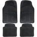 Heavy Duty Rubber Floor Mats Set with Black for Honda Jazz Civic Accord UKB4C  - Dynamic Drive