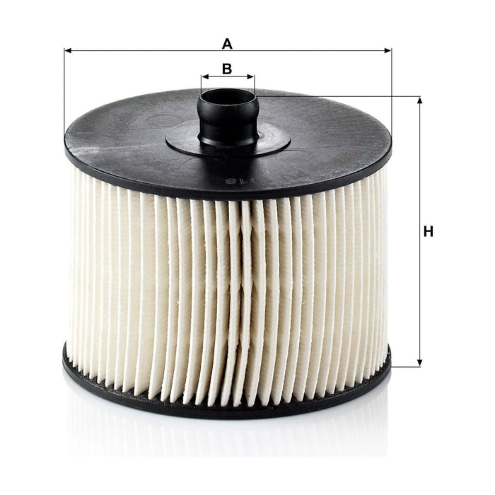 Genuine Mann Fuel Filter for PSA C4/C5/307Ford Focus C-Max PU1018X