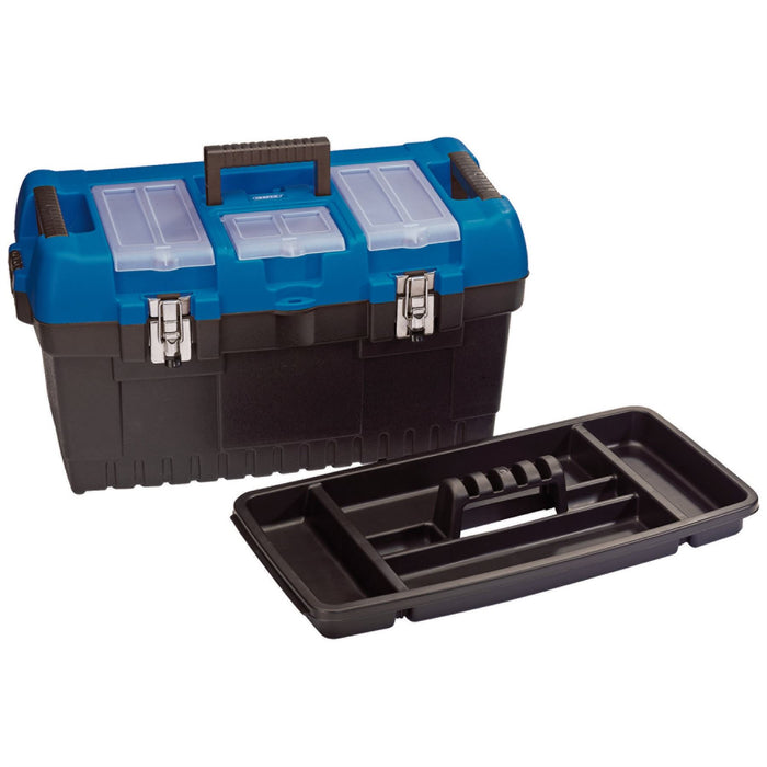 Draper Large Tool Box with Tote Tray, 564mm 53887 Draper  - Dynamic Drive