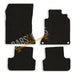 Tailored White Trim Carpet Mats Mercedes Gla 14-> + Clips 14 15 16 17 18 UKB4C  - Dynamic Drive