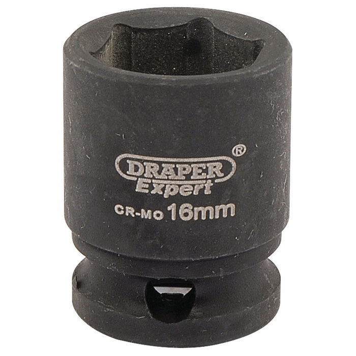 Draper Expert HI-TORQ 6 Point Impact Socket, 3/8" Sq. Dr., 16mm Draper  - Dynamic Drive