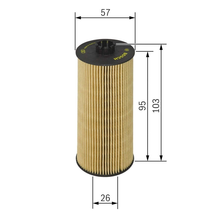 GENUINE BOSCH OIL FILTER F026407006 fits Vauxhall Corsa D 1.0, 1.2, 1.4 & 1.6 VX BOSCH  - Dynamic Drive