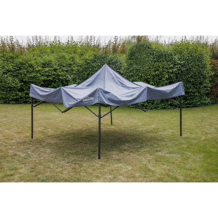 Dellonda Premium 3 x 3m Pop-Up Gazebo - Grey Dellonda  - Dynamic Drive