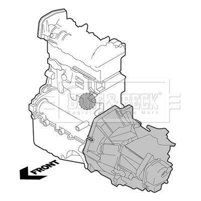 Genuine Borg & Beck Engine Mounting fits Daewoo Nubira BEM3407 Borg & Beck  - Dynamic Drive