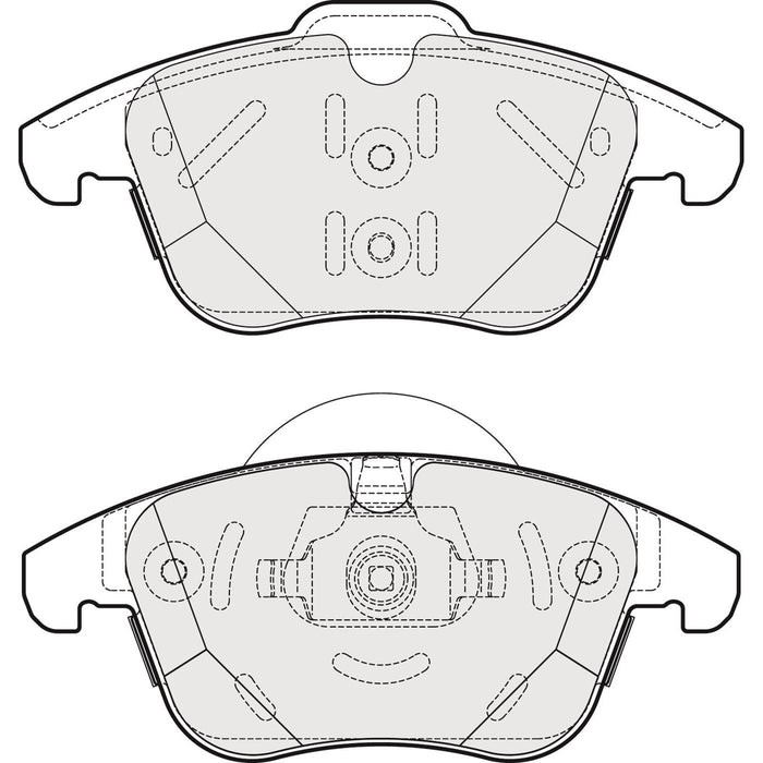 Apec Brake Pads Front Fits Land Rover Range Apec  - Dynamic Drive