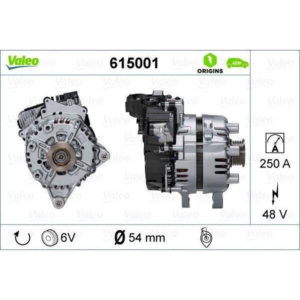 Valeo Alternator Starter 615001 fits Land Rover Range Rover Sport Valeo  - Dynamic Drive