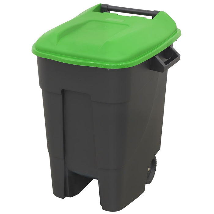 Sealey Refuse/Wheelie Bin 100L Green BM100G