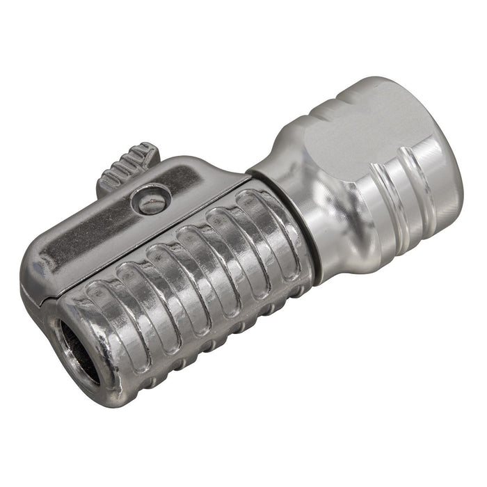 Sealey Straight Swivel Tyre Inflator Clip-On Connector 1/4"BSP(F) PCL6S Sealey  - Dynamic Drive