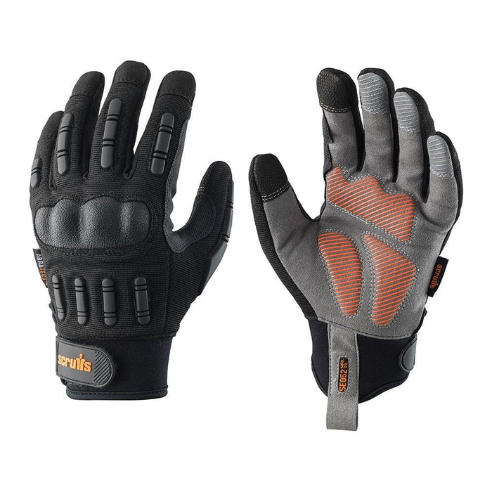 Scruffs Trade Shock Impact Gloves Black L / 9 Scruffs  - Dynamic Drive