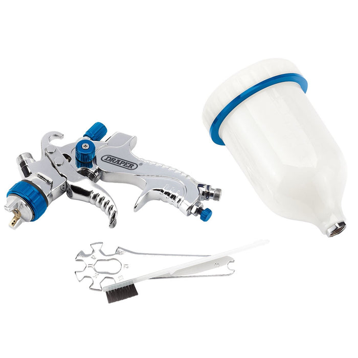 Draper Gravity Feed HVLP Air Spray Gun, 600ml 09706 Draper  - Dynamic Drive