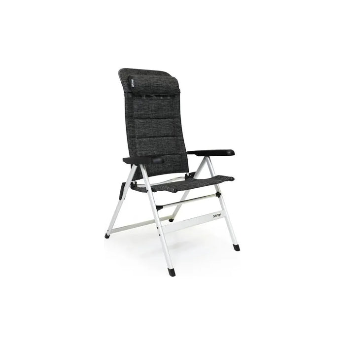 Vango Tuscany Recliner Camping Chair Tall Heather Grey Vango  - Dynamic Drive