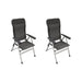 Vango Highbury Textilene Chair (Two Chair Pack) Tall Denim Drift Vango  - Dynamic Drive