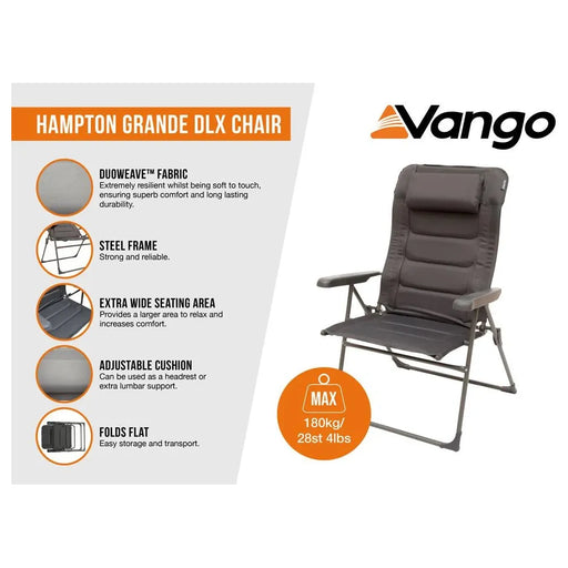 Vango Hampton Grande DLX Chair Grande Excalibur Chair Vango  - Dynamic Drive