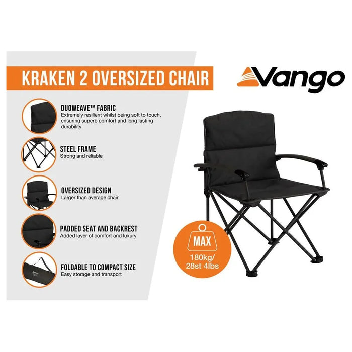 Vango Kraken 2 Oversized Chair Std Excalibur Chair Vango  - Dynamic Drive