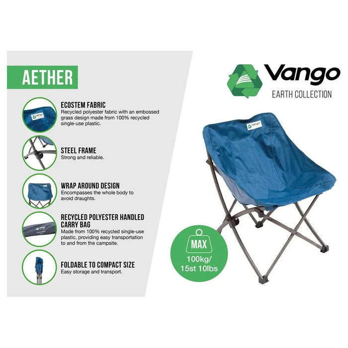 Vango Aether Std Moroccan Blue Chair Vango  - Dynamic Drive