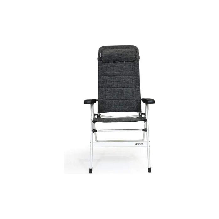 Vango Tuscany Recliner Camping Chair Tall Heather Grey Vango  - Dynamic Drive