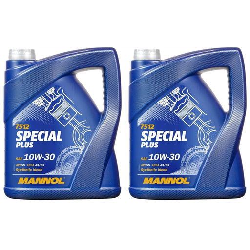 2x Mannol 5L Special Plus 10w30 HC Synthetic Engine Oil SL/CF ACEA A3/B4 MB229.1 Mannol  - Dynamic Drive