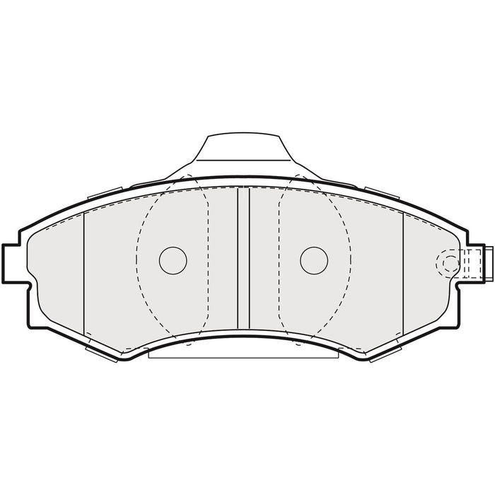 Apec Brake Pads Front Fits Kia Magentis Apec  - Dynamic Drive