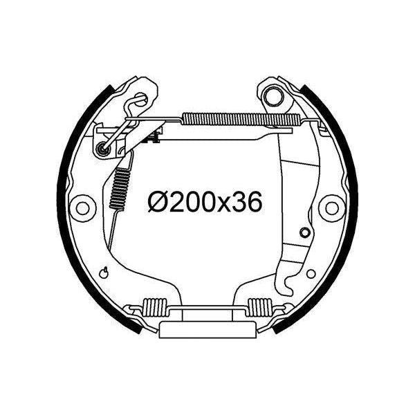 Valeo Drum Brake Fast Fit Kit 554986 Automotive Part fits Chevrolet Valeo  - Dynamic Drive