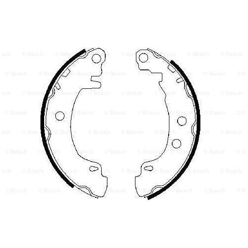 Genuine Bosch Brake Shoe Bs800 fits Renault Megane Cabrio - 1.6 - 99-03 09864875