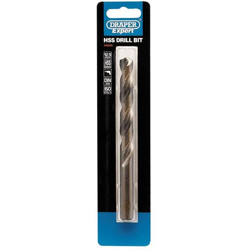 Draper HSS Cobalt Drill Bit, 12.5mm 39256 Draper  - Dynamic Drive