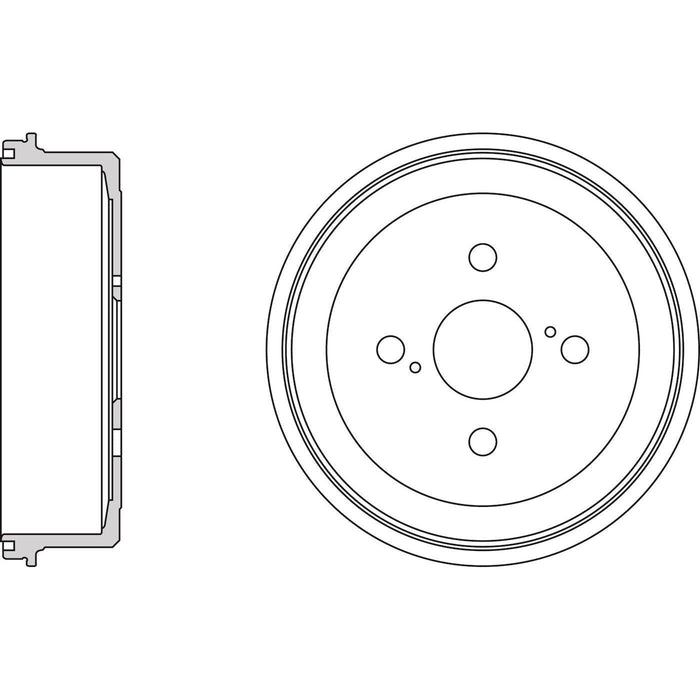 Apec Brake Drum Rear Fits Toyota Corolla Sprinter