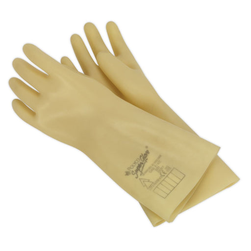 Sealey Electrician's Safety Gloves 1kV Pair HVG1000VL Sealey  - Dynamic Drive