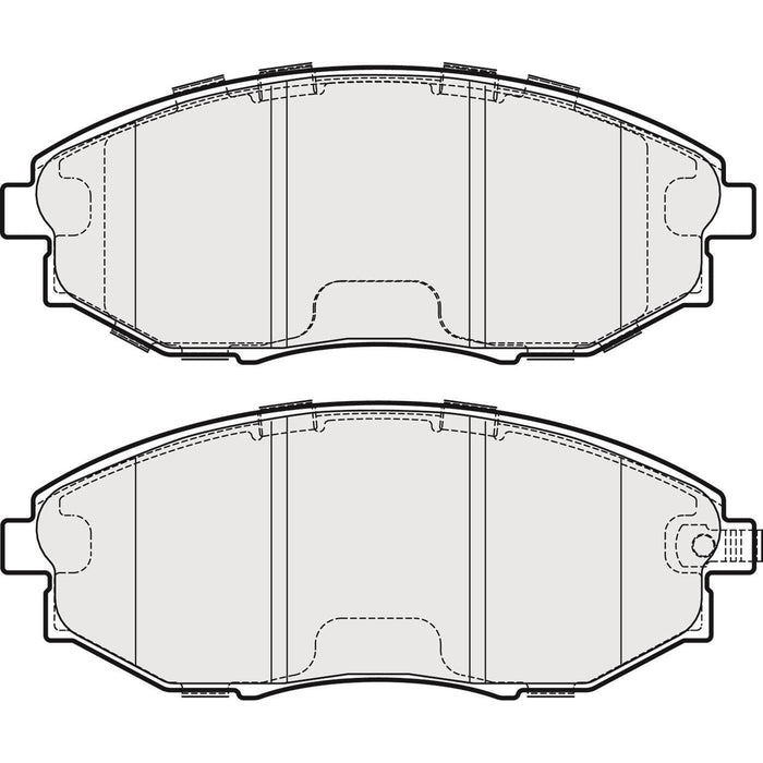 Apec Brake Pads Front Fits Chevrolet Epica