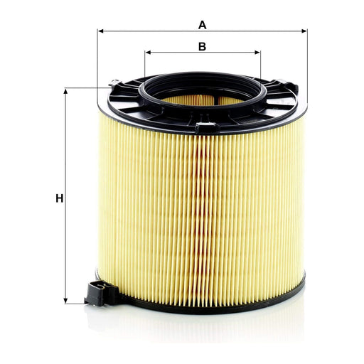 Genuine Mann Air Filter for Audi A4A5Q5 II C17013 Mann & Hummel  - Dynamic Drive