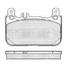 Genuine Borg & Beck Rear Brake Pads fits Merc S Class 16wheels 0513 BBP2461 Borg & Beck  - Dynamic Drive