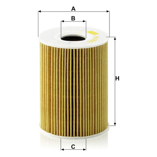 Genuine Mann Oil Filter for Porsche Cayenne I 07-10 HU9001X Mann & Hummel  - Dynamic Drive