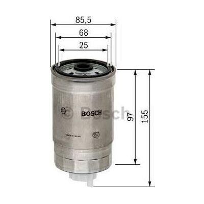 Genuine Bosch Car Fuel Filter N2048 fits LDV Maxus CDi|DTiC - 2.5 - 05-08 F02640