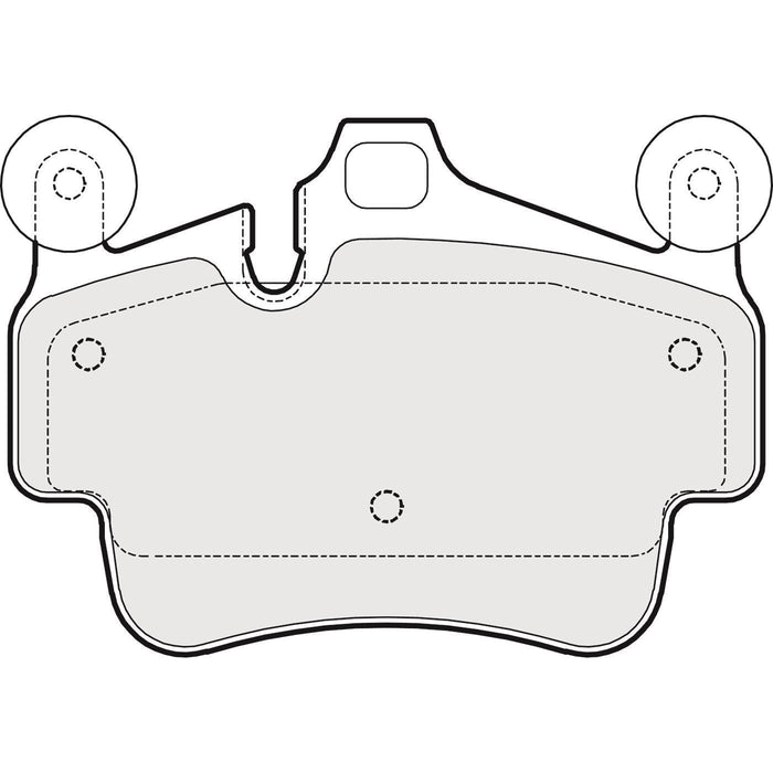 Apec Brake Pads Front & Rear Fits Porsche 911