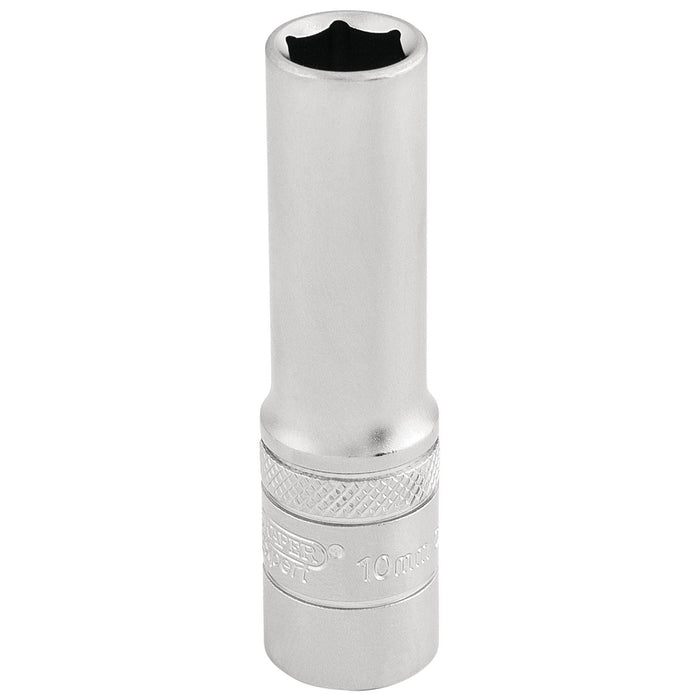 Draper 6 Point Metric Deep Socket, 3/8" Sq. Dr., 10mm 16579