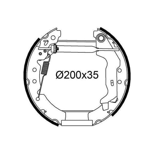 Valeo Drum Brake Fast Fit Kit 554959 Automotive Part fits Toyota Valeo  - Dynamic Drive