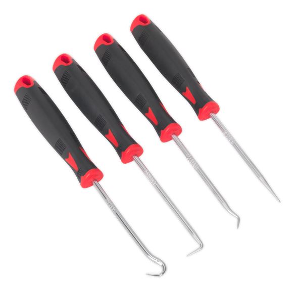 MINIATURE HOOK & PICK SET 4PC Sealey  - Dynamic Drive